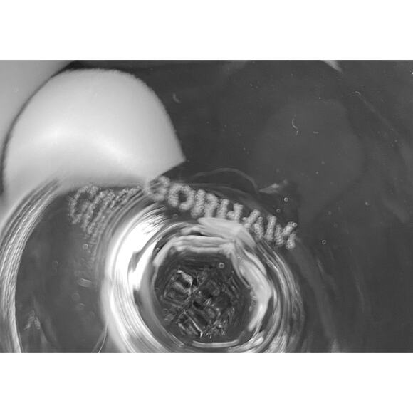 Gorham Diamond Clear Water/Wine Goblets - Set of 4 Fine Crystal Stemware - Picture 10 of 10